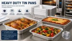 heavy duty tin pans for commercial kitchens catering and baking