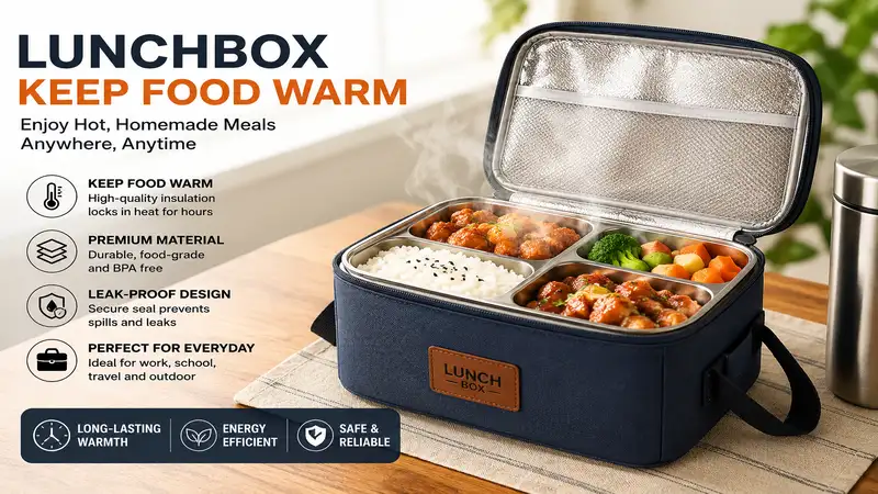 lunchbox keep food warm with insulated design for maintaining meal temperature throughout the day