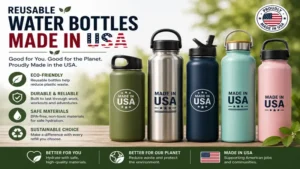 Eco-friendly reusable water bottles made in usa designed for sustainable everyday hydration