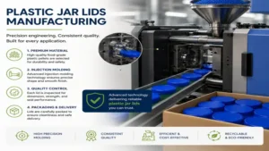 plastic jar lids manufacturing process using precision injection molding technology