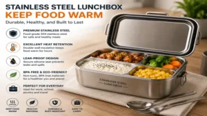 lunchbox keep food warm with durable stainless steel construction and heat retention