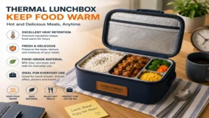 lunchbox keep food warm with thermal insulation to preserve heat and food freshness