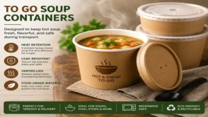 to go soup containers designed to keep hot soup fresh during transport