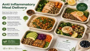 Prepared anti inflammatory meal delivery options designed to support wellness and healthy eating habits